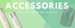  Vape Accessories | Coils | Batteries and Chargers 25% OFF